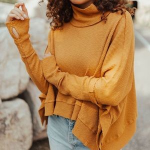 Free People Moon Daisy Pullover in Sunbaby
